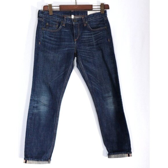 Rag & Bone Women's Size 26 Papillion Blue Boyfriend Jean 100% Cotton Denim Jeans - Picture 9 of 9